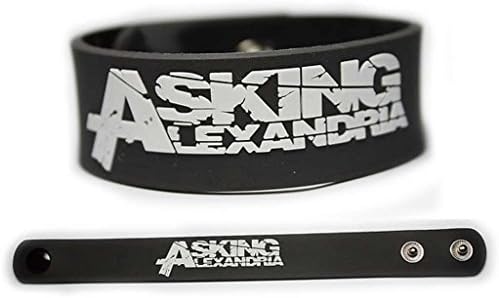 ASKING ALEXANDRIA Rubber Bracelet Wristband Reckless & Relentless (1 Pc)