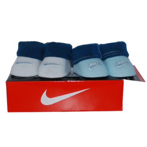 Nike Booties Girl Boy Baby Infant 3-6 Months NEW Pattern Light