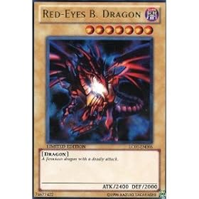  Yu-Gi-Oh Card - LC01-EN006 - RED-EYES B. DRAGON (ultra rare holo)