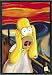 The Simpsons Poster und Kunststoff-Rahmen - Homer, Der Schrei (91 x 61cm) von The Simpsons - alle Infos