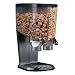 Rosseto EZ-SERV100 2-1/5-Gallon Cereal-and-Snack Dispenser, Black and Chrome