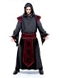 Mens Plus Size Theatre Costumes Gothic Priest Costume Goth Hooded Robe