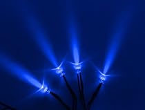 Vision X HIL-SLB Blue Single LED With 3 Foot Cord - Pack of 4
