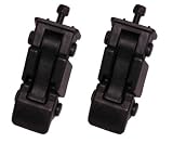 Rugged Ridge Black Powder Coated Trim Accessories Hood Accessories Jeep Wrangler 1997 to 2006 (TJ) Hood Catches (Each)