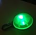 LED Keychain Light - High Visibility - Dog Collar Light for Backyard Monitoring or Night Walks - Mini Lightweight Accessory - 2 Flashing Settings - Be Spotted! Green Pack of 1