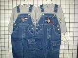 Review   / Toddler Boys Sizes 2T/3T/4T Cotton Denim Embroidered Bib Pocket Overall 2-PC Sets (Pre-pack=24 Sets with Assorted Sizes/Emb. Designs, Each $7.50)