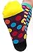 CompressionZ 20-30 mmHg Compression Socks Men & Women - Knee High Support Stockings (Urban Dots, Large)