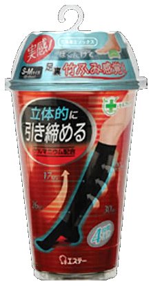 セルフケア 立体着圧ソックス ゲルマニウムタイプ S-M
