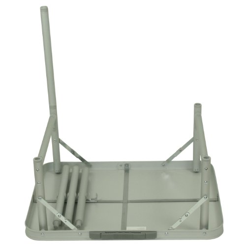 10T portable Single Table de camping 60 x 45 x 59 cm Argent