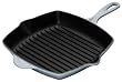 Le Creuset Cast Iron Square Grillit, Coastal Blue, 26 cm