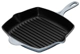 from Le Creuset Le Creuset Cast Iron Square Grillit, Coastal Blue, 26 cm Model 201212642