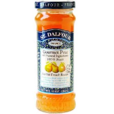 Charles Jacquin-St.Dalfour Consrv, Pear, 100% Fruit, 10-Ounce (Pack of 6)