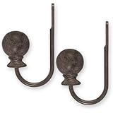 Source Global Unique Ball Holdbacks, Brown, Set of 2