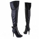 Woman's Shoes, Boots, Synthetic high-quality leather look, 4907