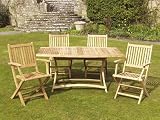Review Home Furniture  / Homefur Barrel Salem Table Teak 150X85Cm