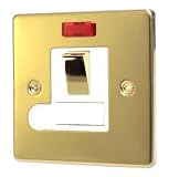 Click for more about POLISHED BRASS SWITCHED SPUR UNIT C419PBW - .