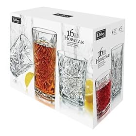 16 pc Hobstar Set by Libbey
