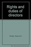 Rights and duties of directors