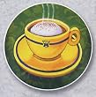 AutoCoaster 855 ~ Coffee Delight ~ Tile Drink Coaster for car cupholder ~ cod...