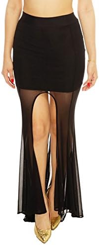WantMyLook womens London Skirt Large Black
