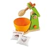 Educo Standmixer aus Holz (Orange-Grün) [Kinderspielzeug > Kinderküche > Geräte]