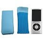 4G Blue Flip Case + Blue Sock & Ice Box Cover for the New Apple iPod nano 4th Generation 8GB & 16GB + Neck Strap