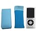 4G Blue Flip Case + Blue Sock & Ice Box Cover for the New Apple iPod nano 4th Generation 8GB & 16GB + Neck Strap