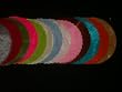 50 White Scalloped Organza Circles 9 Wedding Favor Wrap