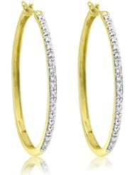 14k YELLOW GOLD WOMENS EARRING LE-1083Y DIAMOND 0.24CT TW