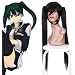 Cosplayland C447 - D.Gray Man Linali Li Ponytails Pferdeschwanz schwarz Cosplay Per�cke