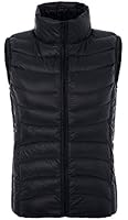 Mooncolour Women's Winter Lightweight Puffy Down Vest Outwear Jacket