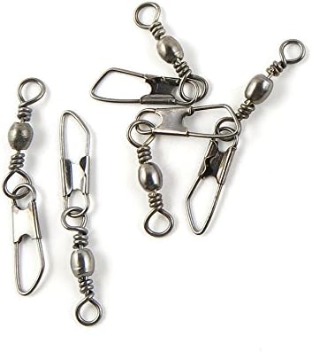 Fishing Swivel Sea Terminal Tackle Clip Connector Solid Coastlock Bulk Lots 02049 Snap Rolling Test 12kg Cross Lock