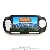 Sony PlayStation Portable Slim (PSP) JAVOSkin (Black) + 2.0 Ultra-Clear Screen Protector Bundle