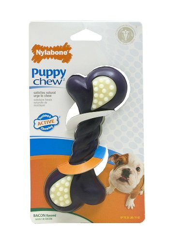 Nylabone Puppy Double Action Chew Toy, Regular