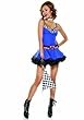 4Pc Fast Lane-Racer Girl Sexy Holiday Party Costume