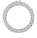 14K Circle of Love Diamond Pendant