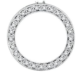 14K "Circle of Love" Diamond Pendant