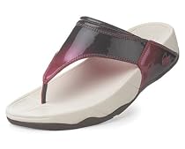 FitFlop ISOS in Burgundy Patent Leather