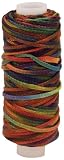 Waxed Metallic Look Braided Cord 25 Yard Spool-Multi