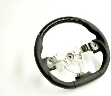 GTSPEC GTS-MIS-1430C D-Shaped Steering Wheel, Carbon Fiber
