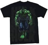 MARVEL COMICS THE INCREDIBLE HULK GLOW-IN-THE-DARK HULK Licensed Tee -- Official 2008 Movie Merchandise