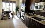 Wallmonkeys Peel and Stick Wall Decals - Beautiful Large Kitchen Area in Luxury Home - 24