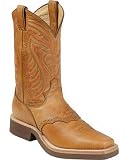 Men's Justin 11" Flexible Comfortable Pull On Leather Western Cowboy Boots