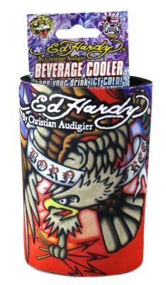 Ed Hardy Tattoo Can Coozie Koozie Cooler 2010 NEW N10