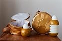 Golden Balls Football Lunch Bag With Free Football Bottle