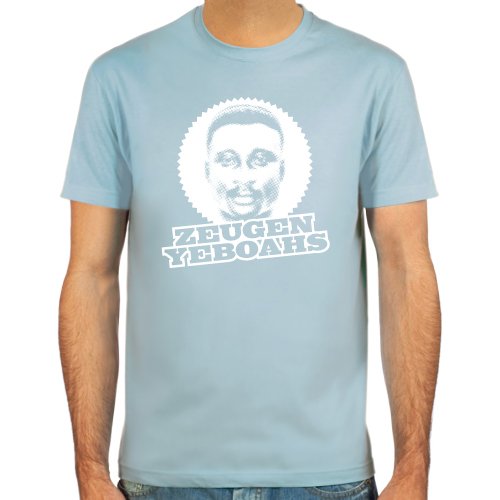 T-Shirt Anthony “Tony” Yeboah ::: Farbauswahl: skyblue, sand, deepred, schwarz, oliv oder navy ::: Fußball-Kult