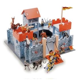 Wooden Red Camelot Castle