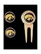 Iowa Hawkeyes Divot Tool Golf Ball (2) Marker Set Ncaa