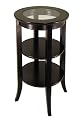 Winsome Wood Round Side Table, Espresso