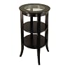 Winsome Wood Round Side Table, Espresso
